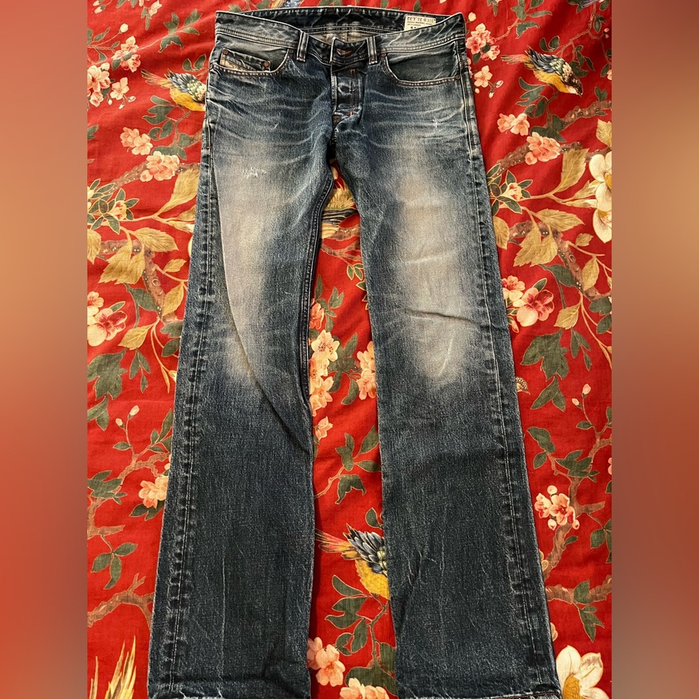 Diesel Jeans Men's 31x32 Safado Regular Slim-Straight Wash 0880N